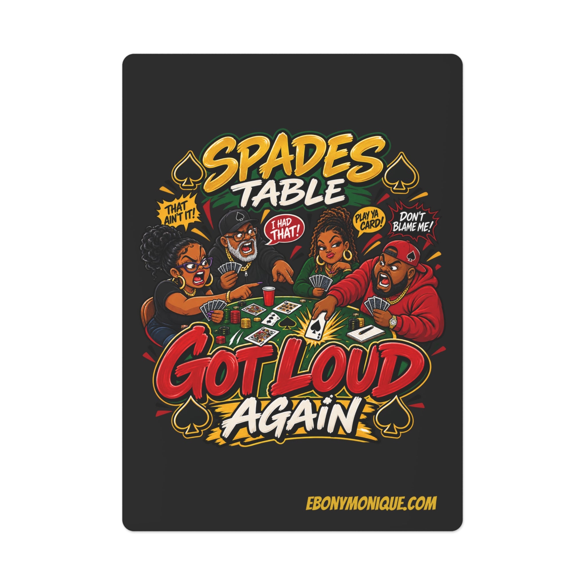 Spades Battle Poker Cards