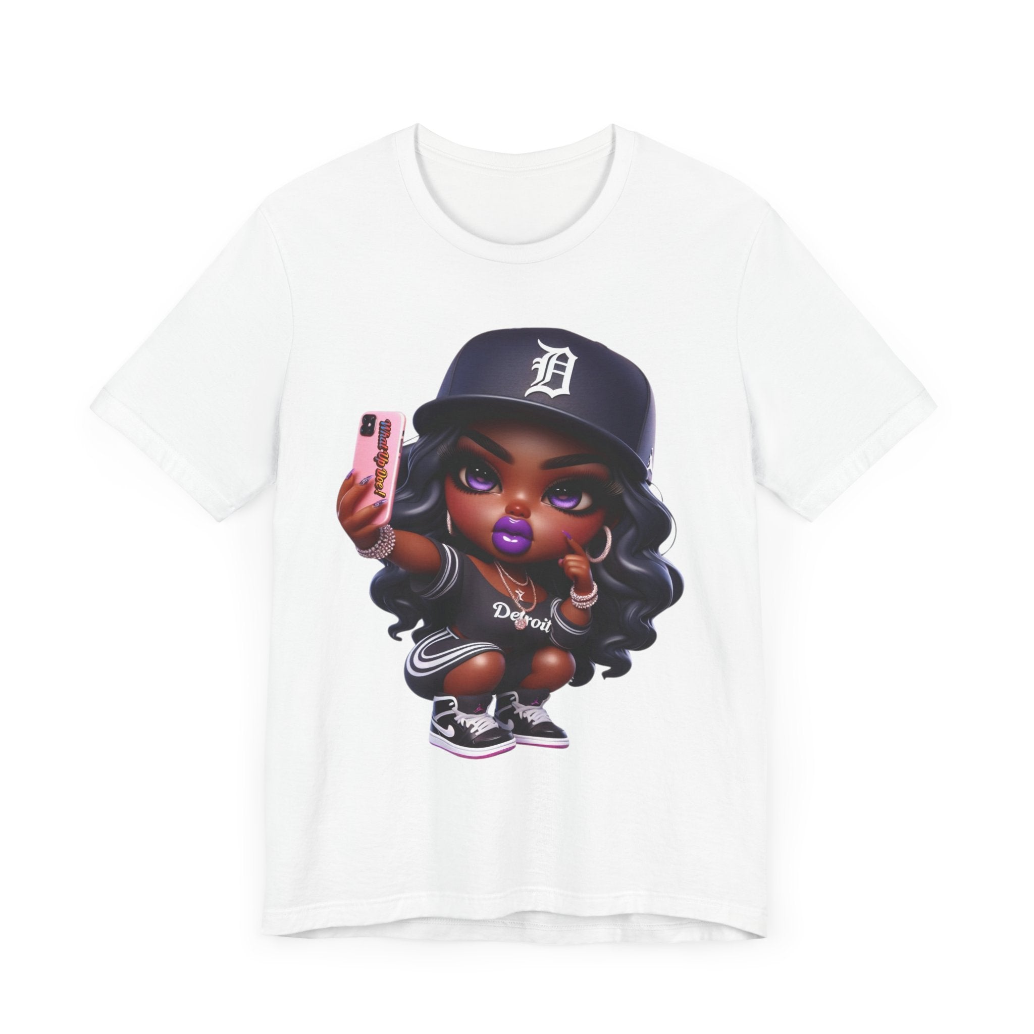 What Up Doe Trendy Graphic Tee for Selfie Lovers - Unisex Jersey Short Sleeve