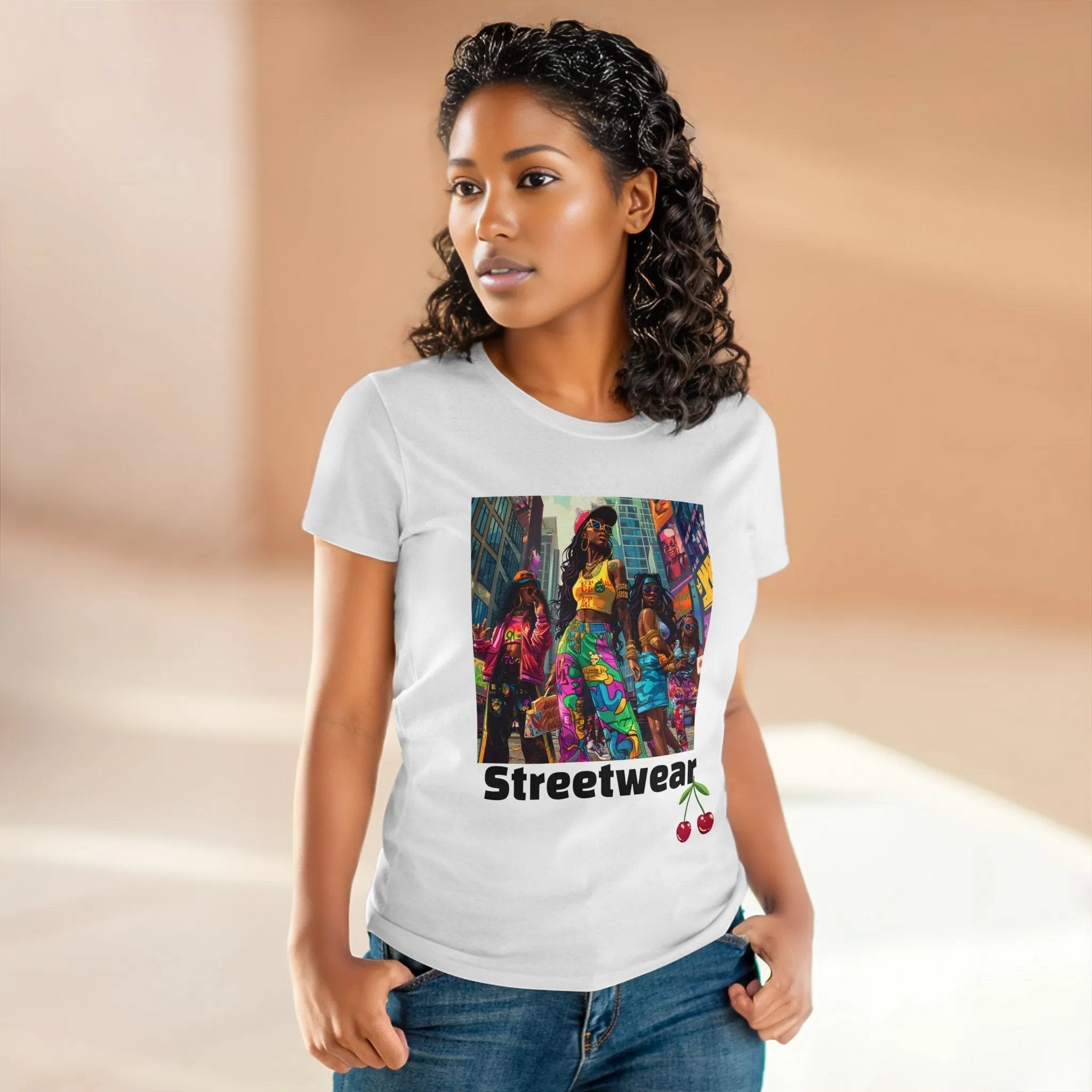 Streetwear Women's Cotton Tee - ShopEbonyMonique