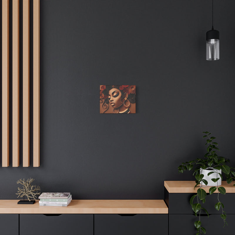 Crowned in Heritage Canvas Art - Contemporary Portrait for Home Decor