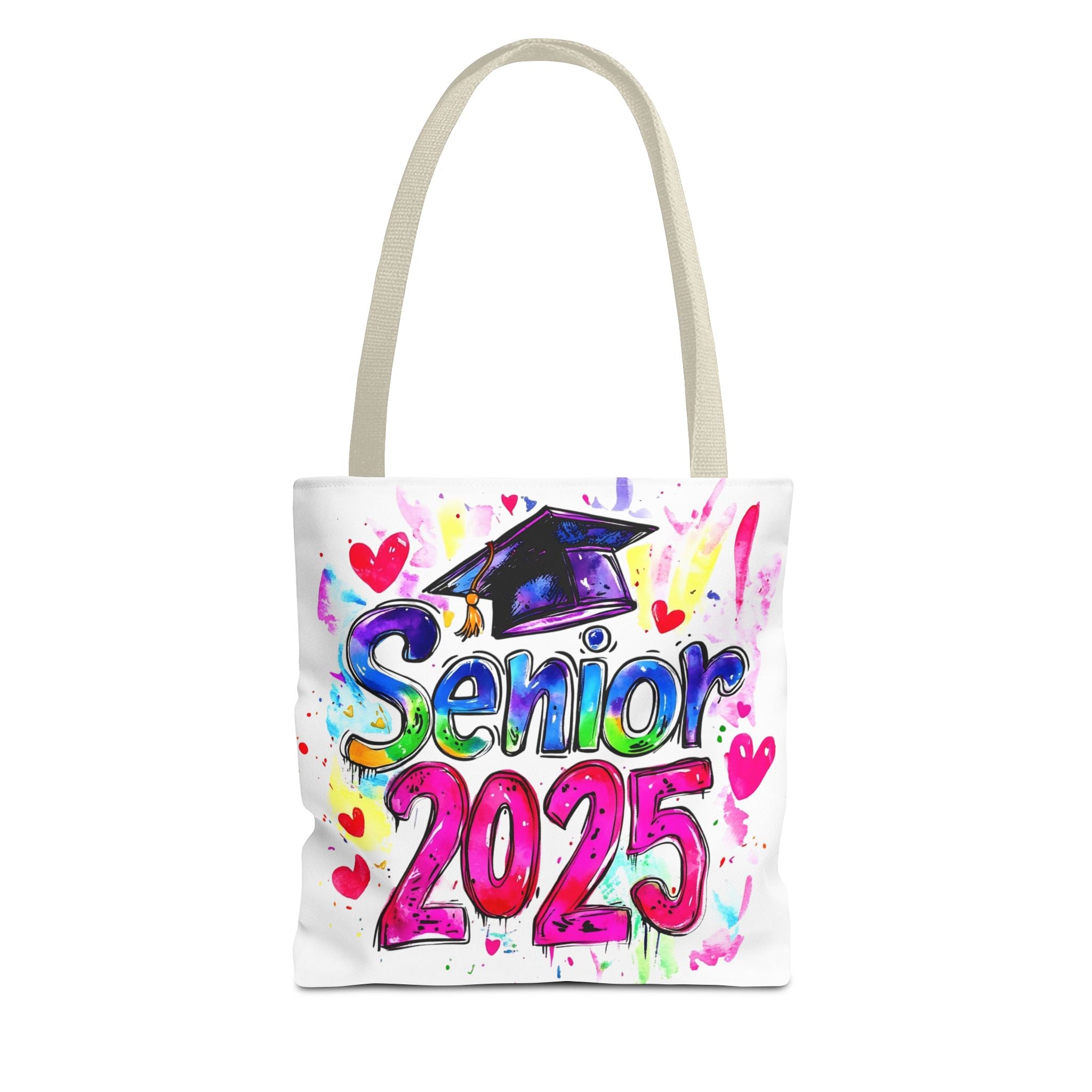 Colorful Senior 2025 Graduation Tote Bag