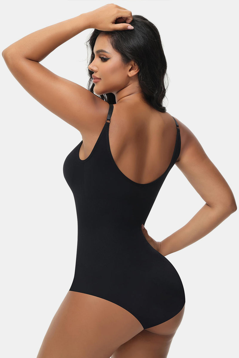 Spaghetti Strap Tummy Control Bodysuit - ShopEbonyMonique