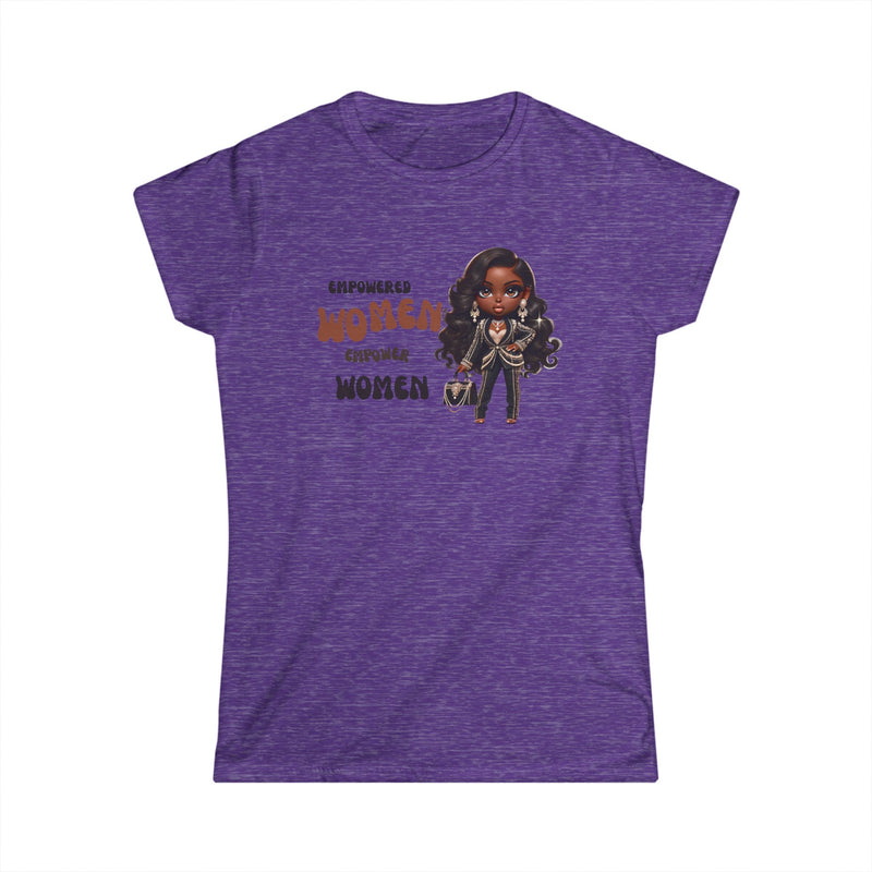 Empowered Women Softstyle Tee - Celebrate Strength and Unity
