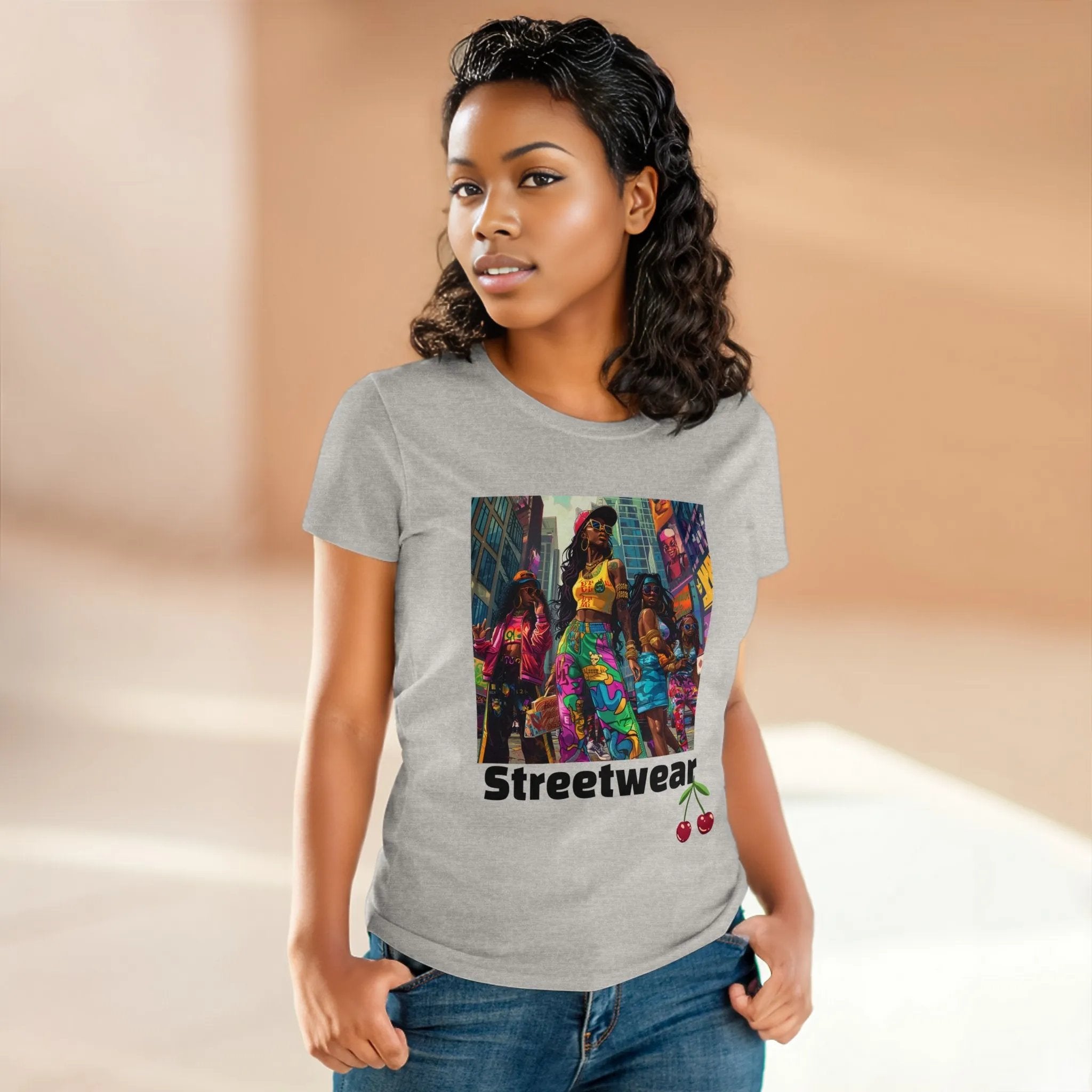 Streetwear Women's Cotton Tee - ShopEbonyMonique