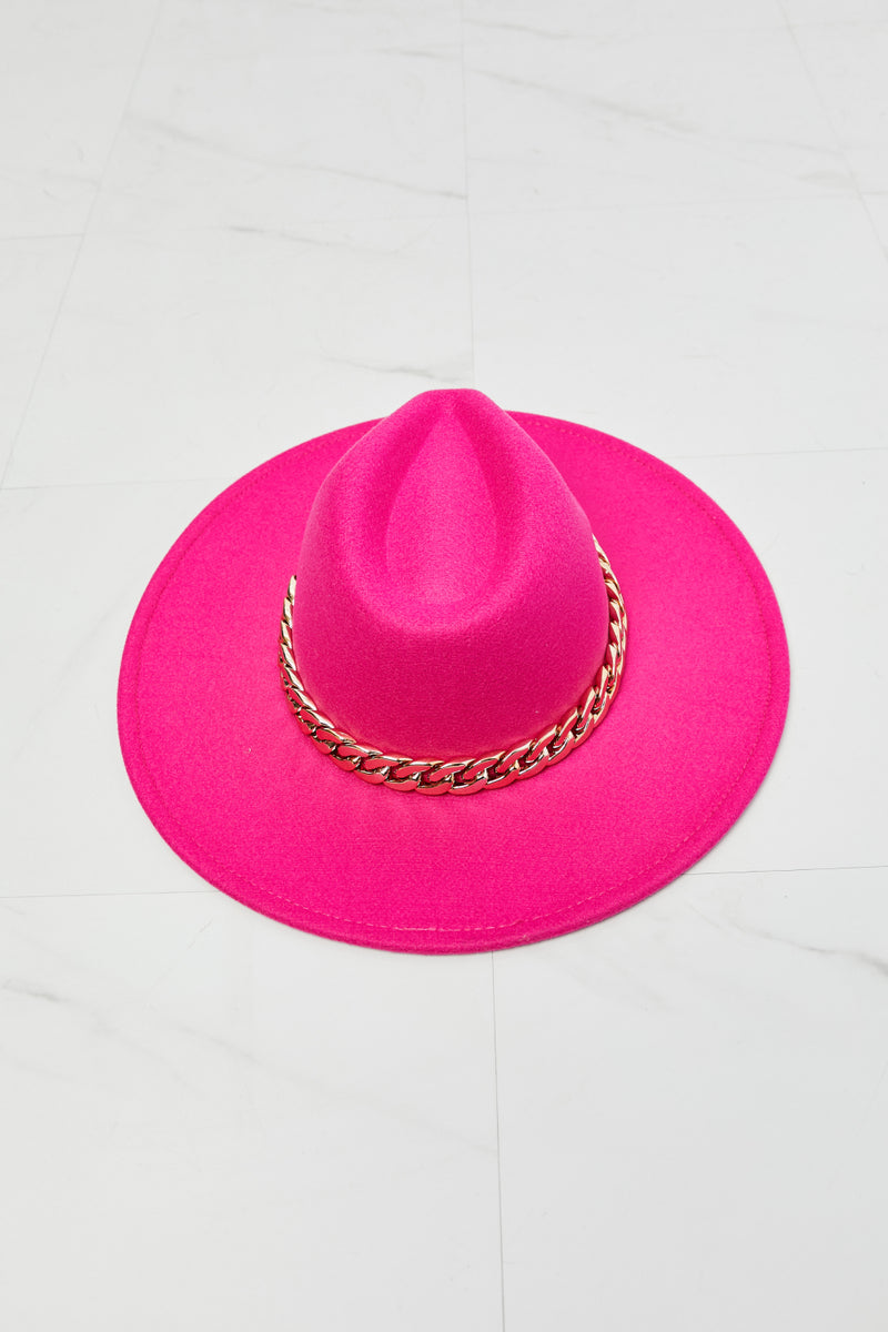 Fame Keep Your Promise Fedora Hat in Pink - ShopEbonyMonique