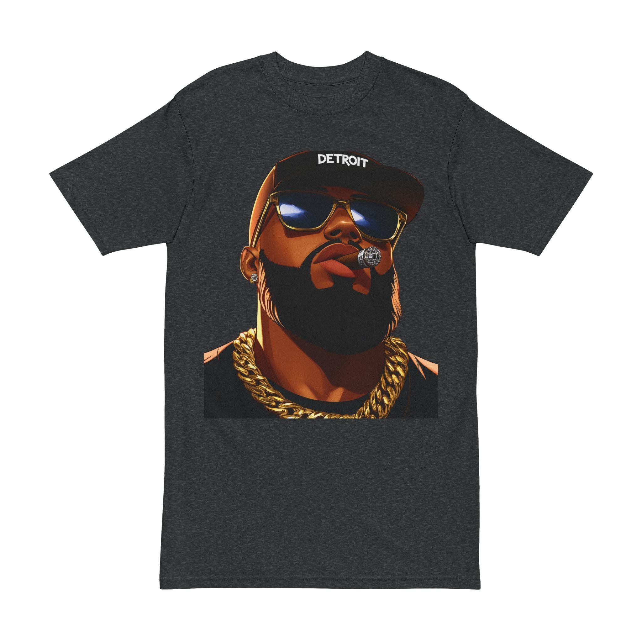 Bold Detroit Graphic T-Shirt Men's Heavyweight Tee