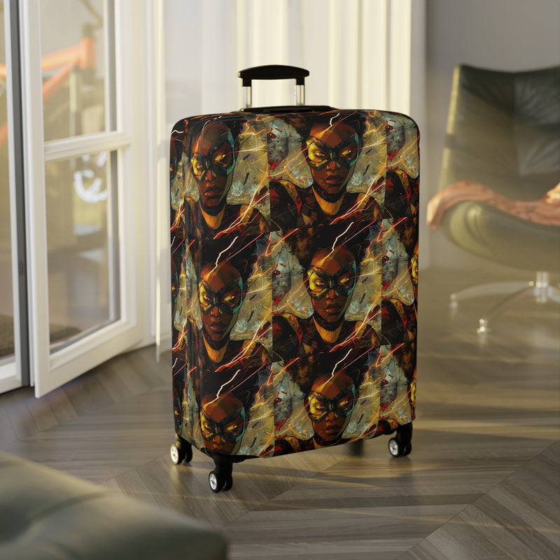 Afro Hero Luggage Cover