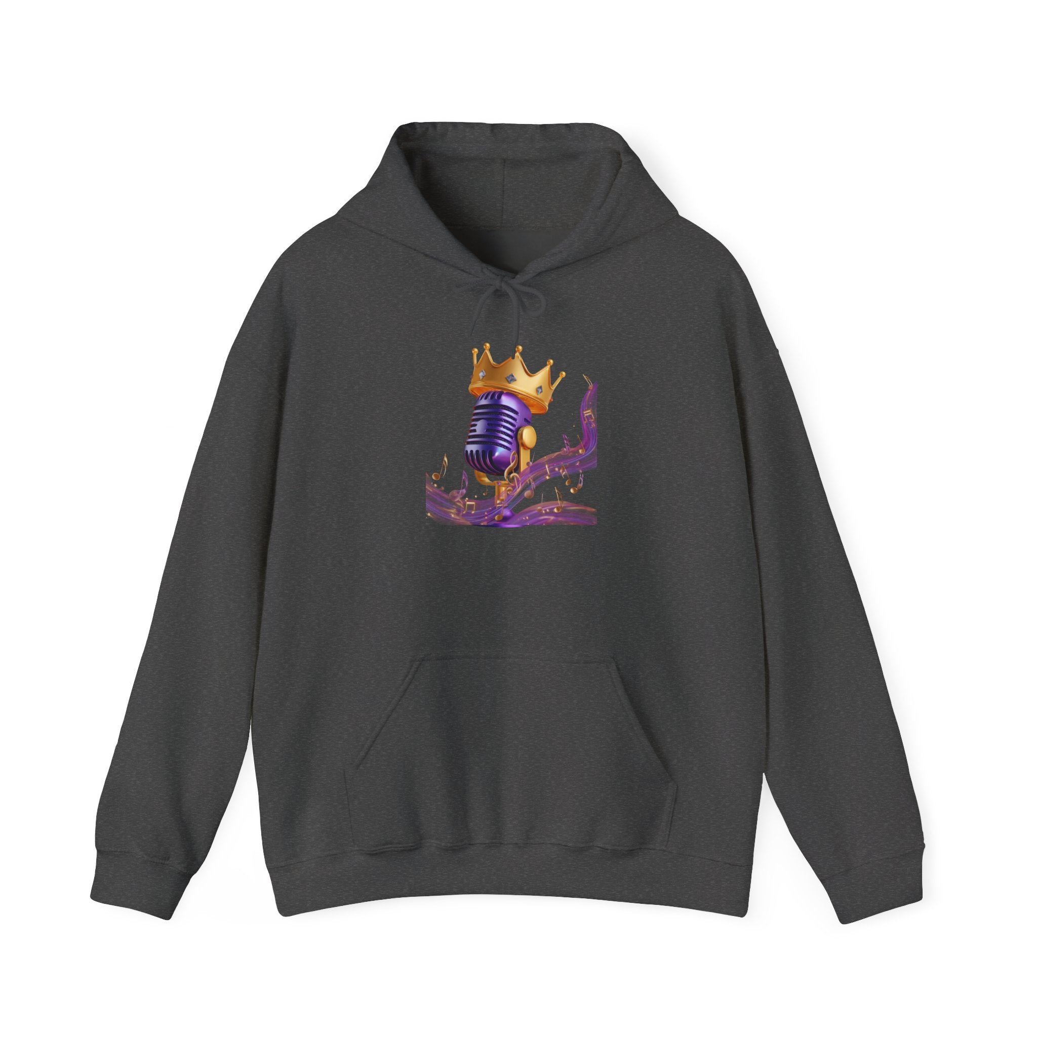 Kingdom Microphone Hoodie — Royal Music Podcast Sweatshirt
