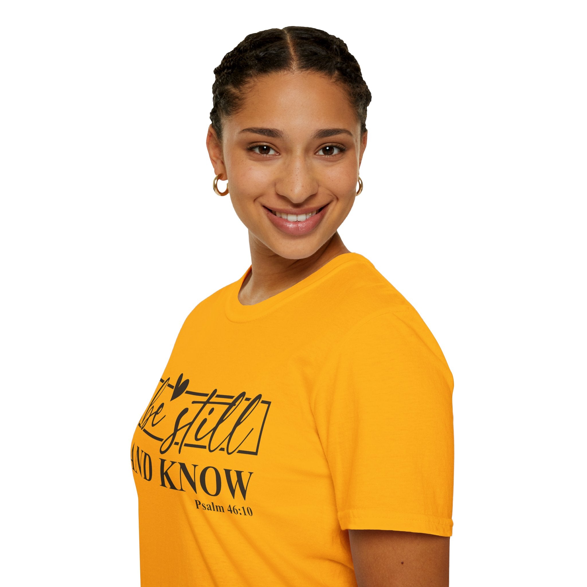 Be Still and Know Unisex T-Shirt | Inspirational Faith Shirt | Comfortable Softstyle Tee for Everyday Wear | Perfect for Gifts, Church [...]