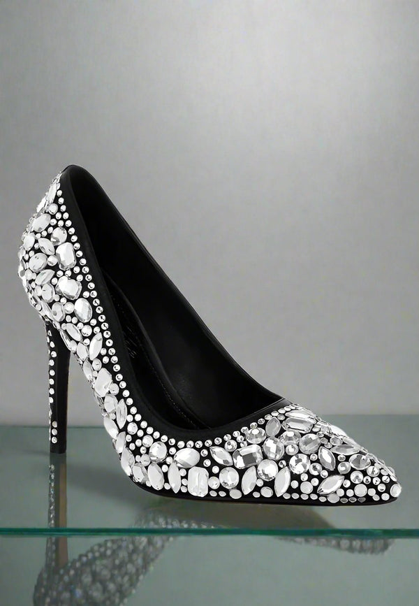 Iceout Diamante & Rhinestone Embellishments Pumps