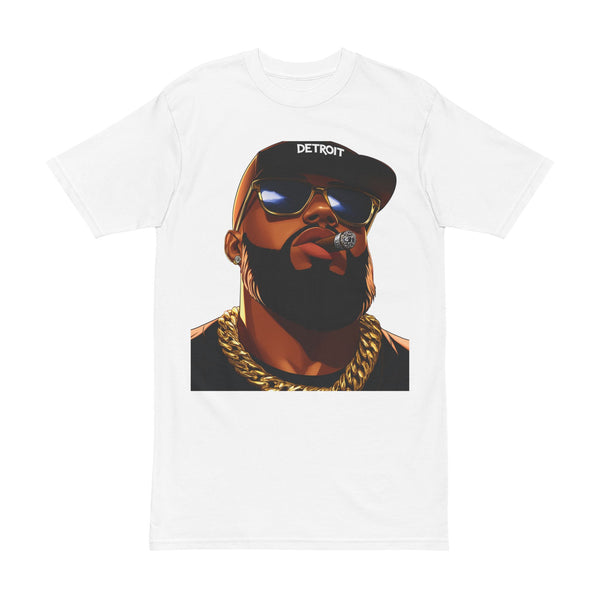 Bold Detroit Graphic T-Shirt Men's Heavyweight Tee