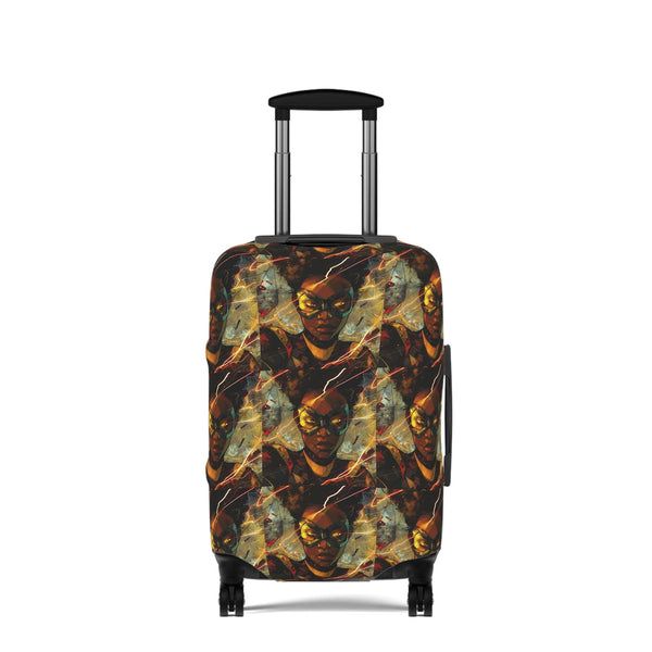 Afro Hero Luggage Cover - ShopEbonyMonique