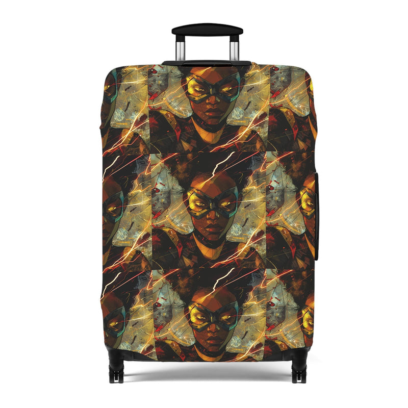 Afro Hero Luggage Cover - ShopEbonyMonique