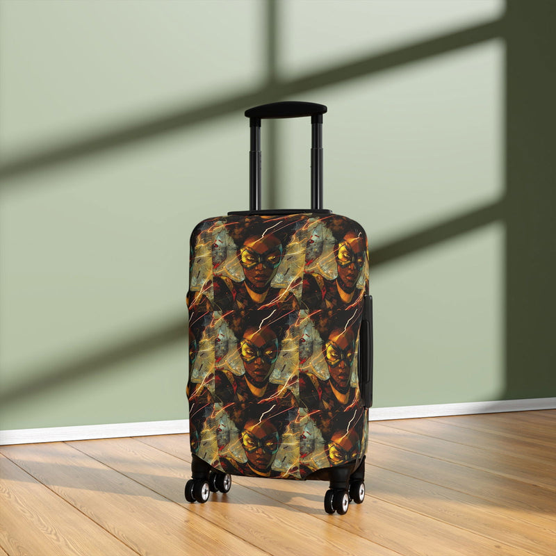 Afro Hero Luggage Cover - ShopEbonyMonique