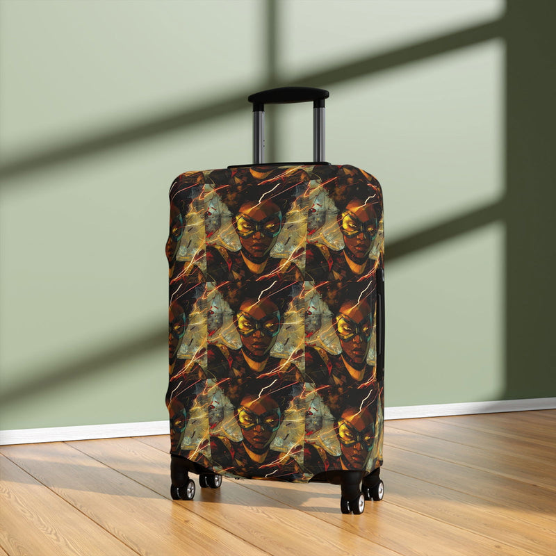 Afro Hero Luggage Cover - ShopEbonyMonique