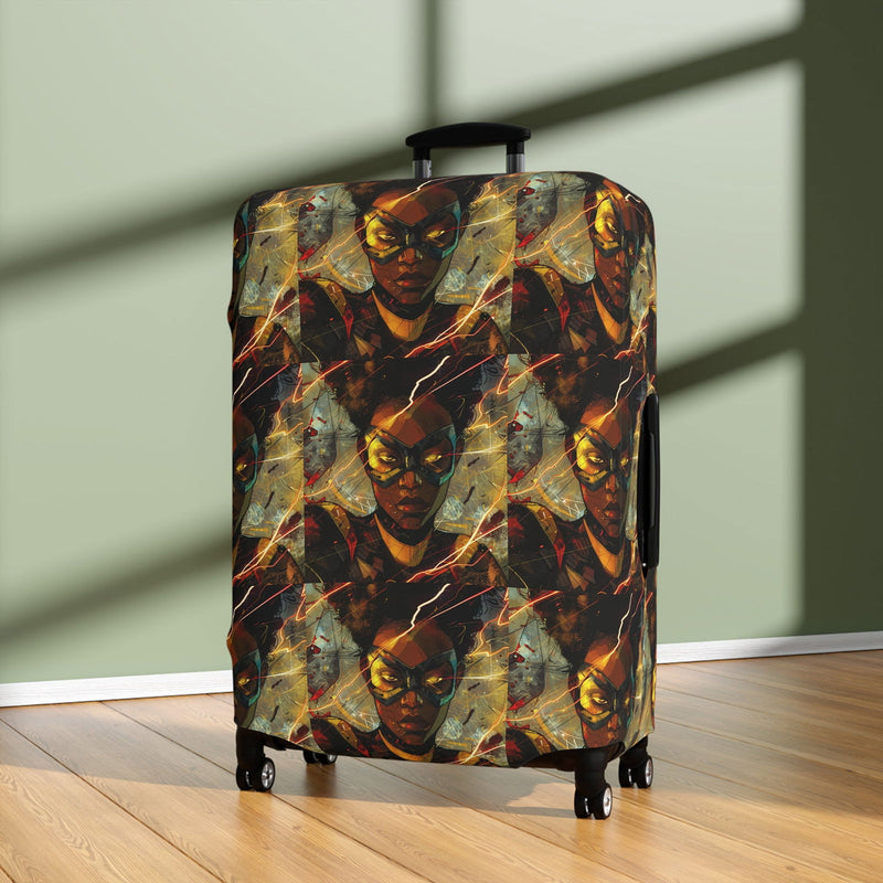 Afro Hero Luggage Cover - ShopEbonyMonique