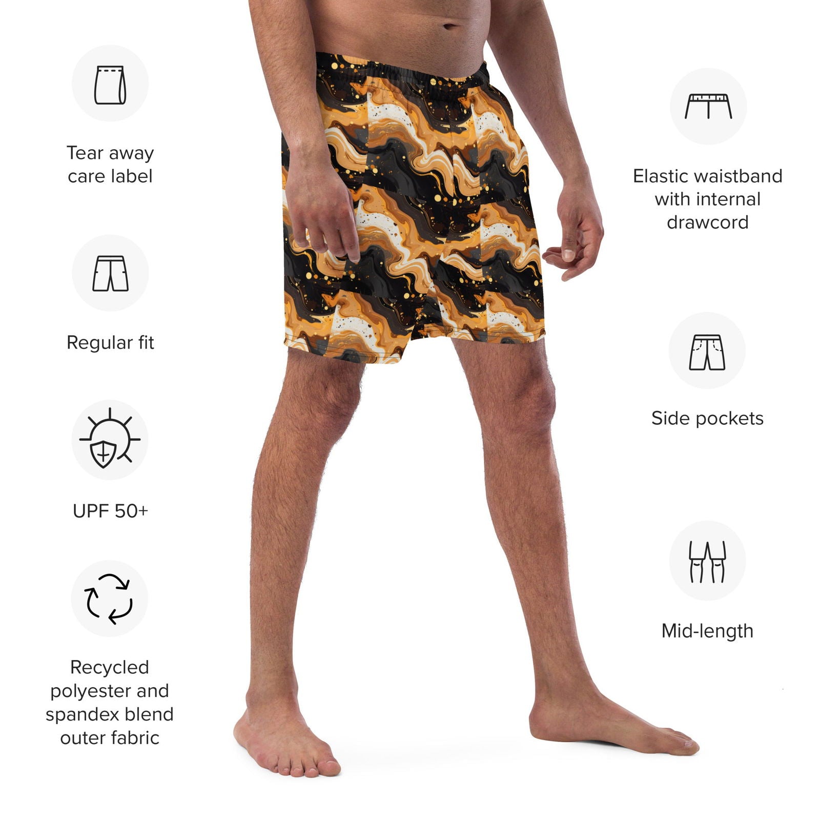 All Over Print Men's swim trunks - ShopEbonyMonique