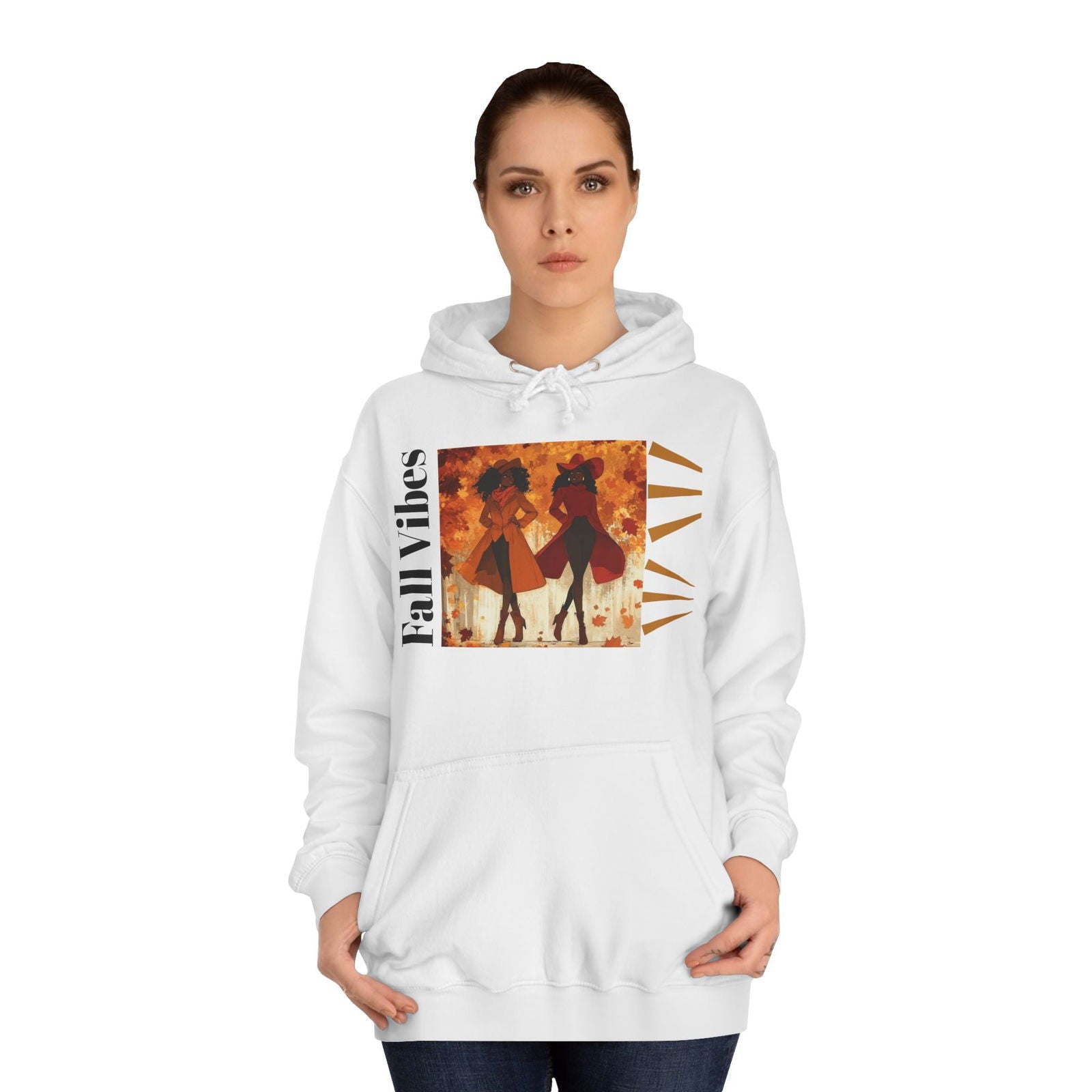 Autumn Chic Hoodie featuring African American Women - ShopEbonyMonique