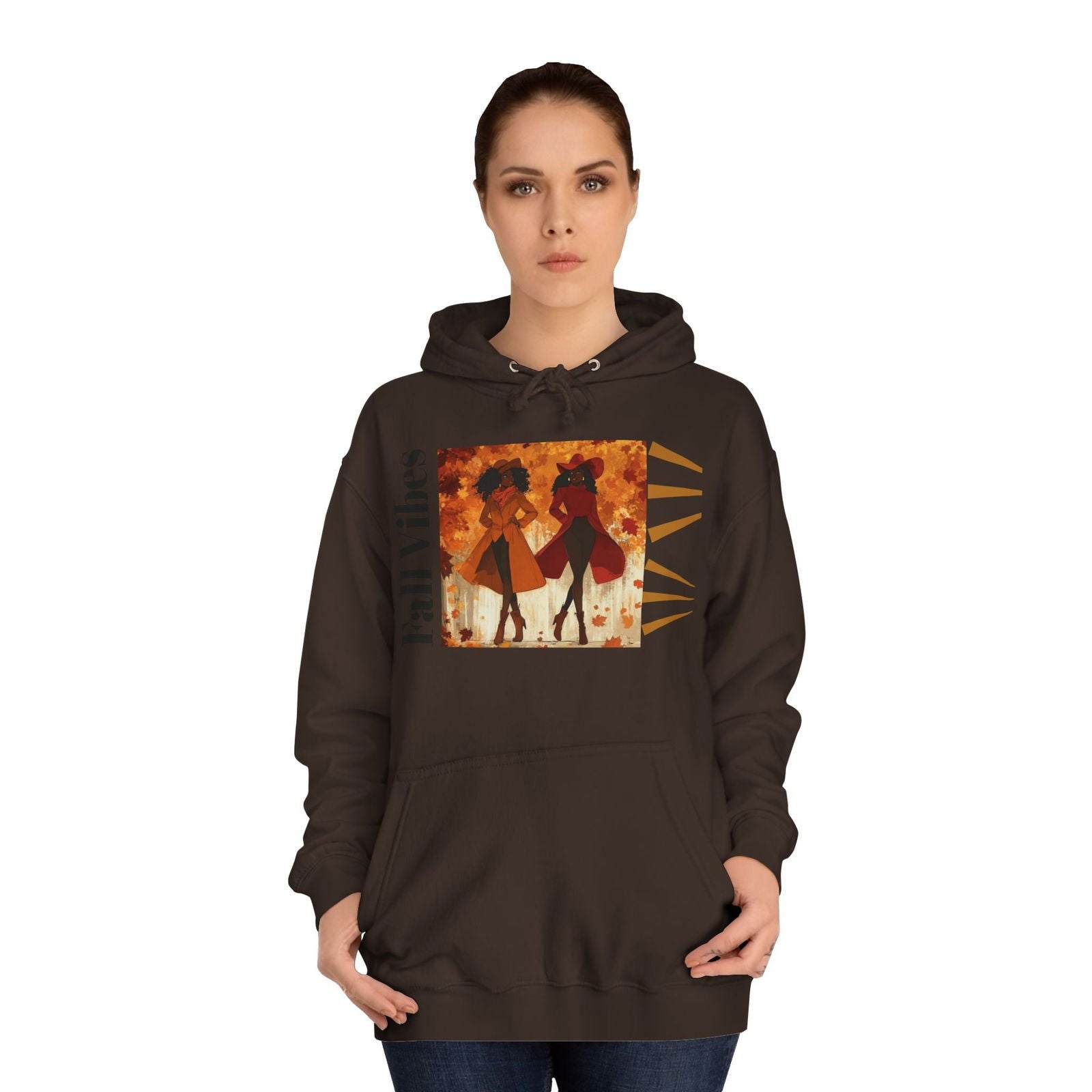 Autumn Chic Hoodie featuring African American Women - ShopEbonyMonique
