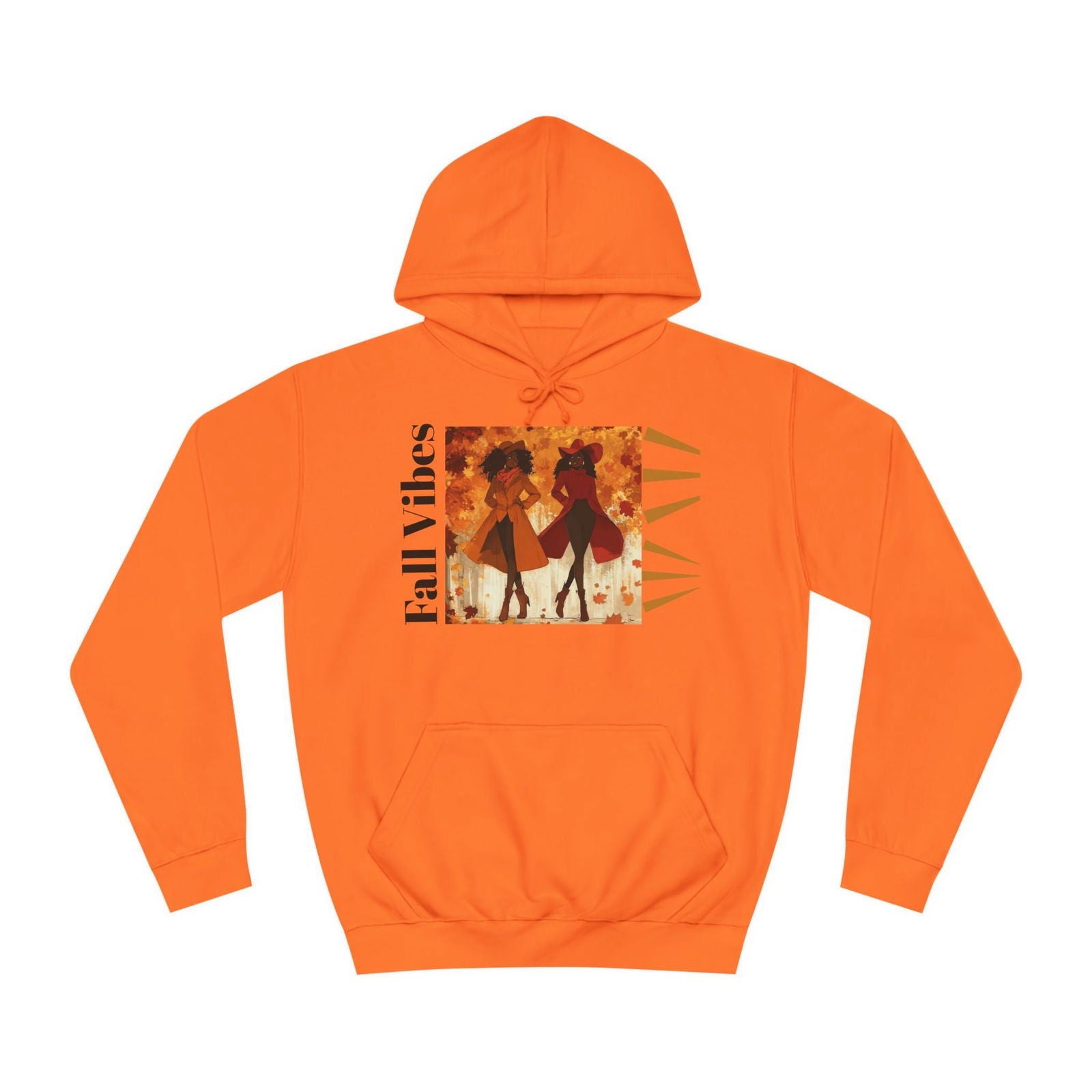 Autumn Chic Hoodie featuring African American Women - ShopEbonyMonique