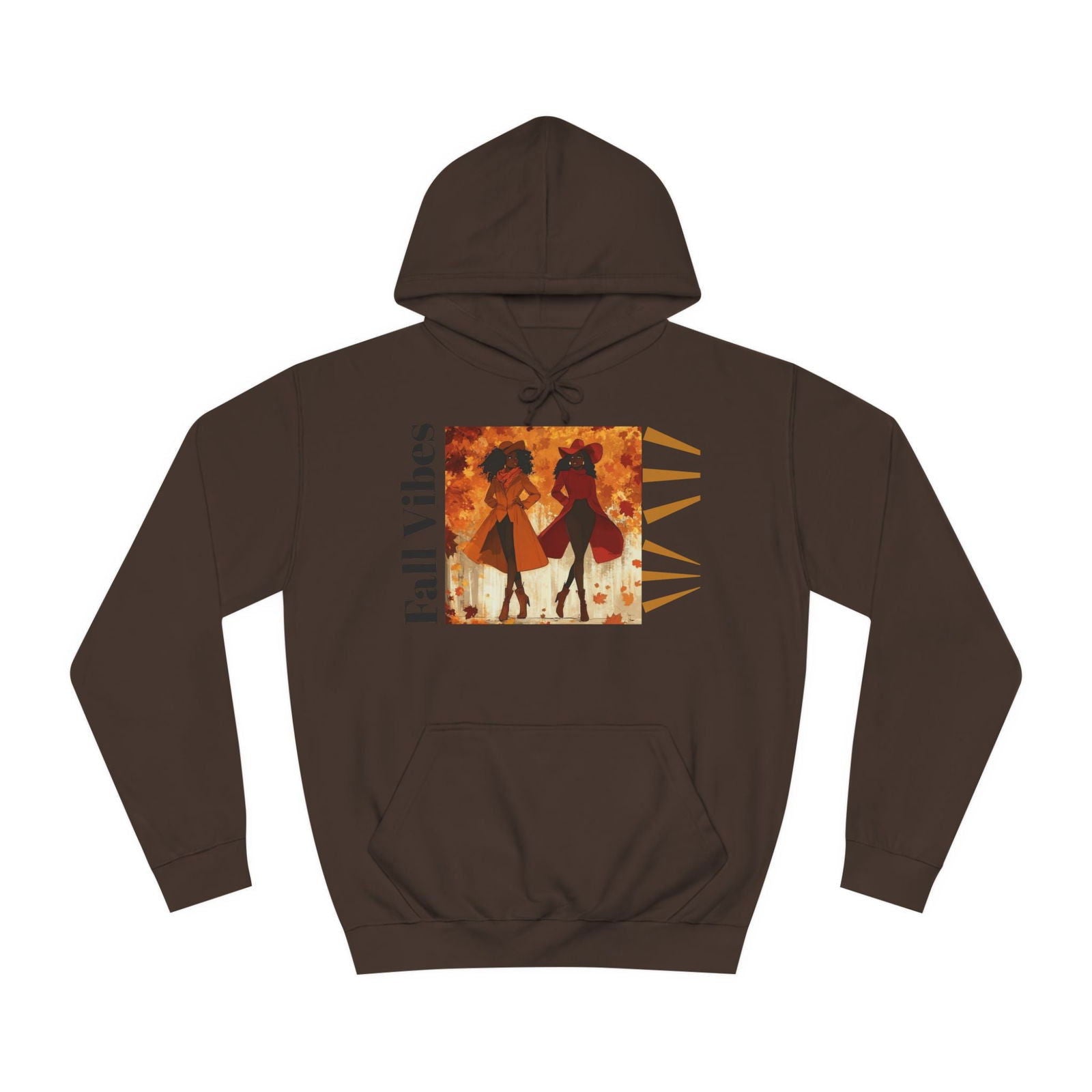 Autumn Chic Hoodie featuring African American Women - ShopEbonyMonique