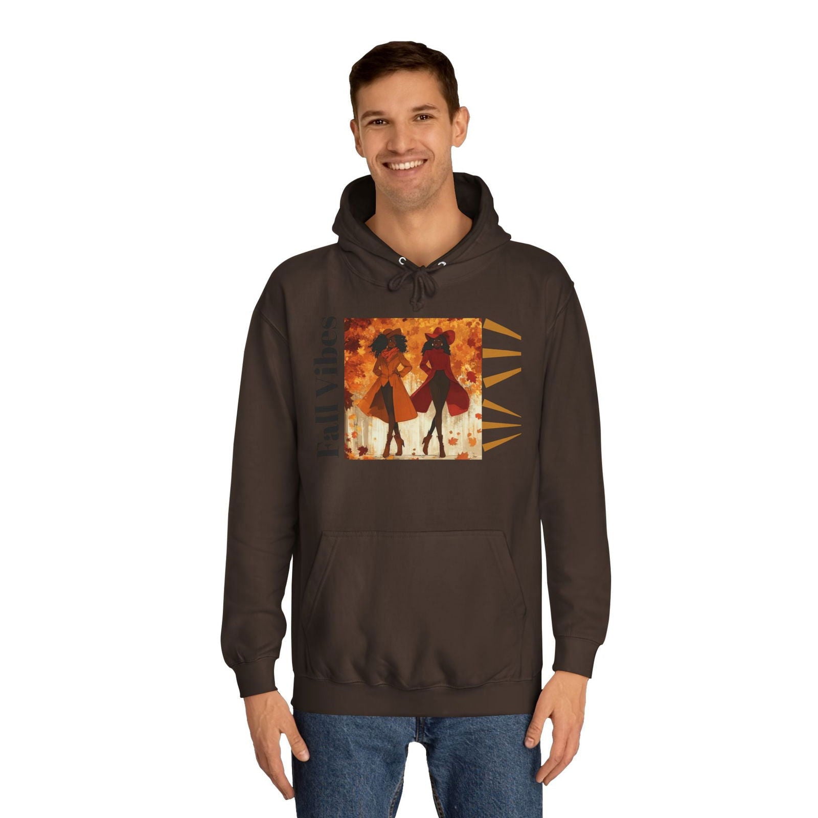Autumn Chic Hoodie featuring African American Women - ShopEbonyMonique