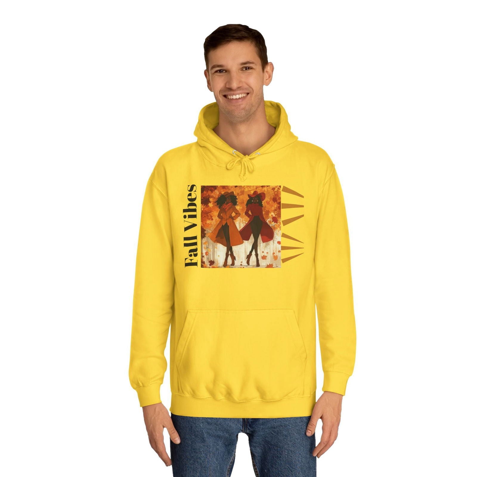 Autumn Chic Hoodie featuring African American Women - ShopEbonyMonique