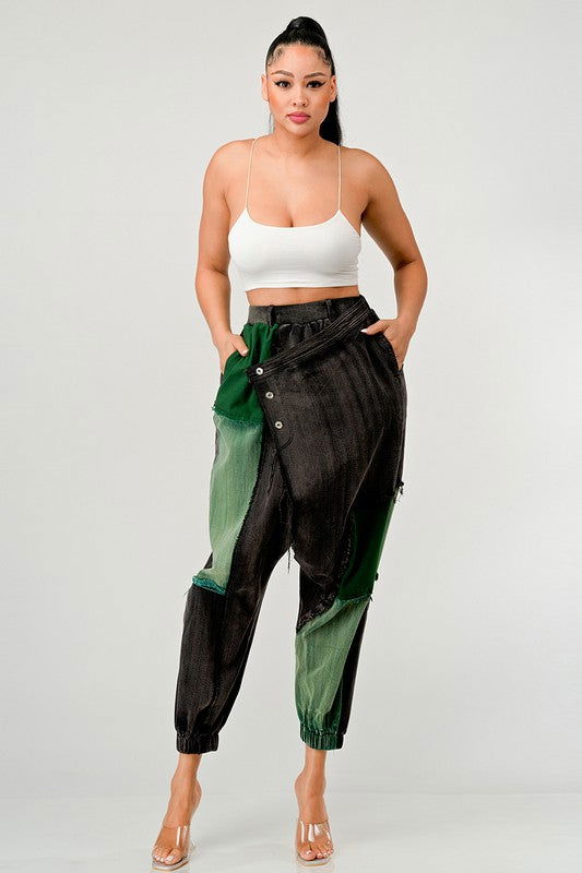 Autumn Punk Style Loose Washed Pants - ShopEbonyMonique