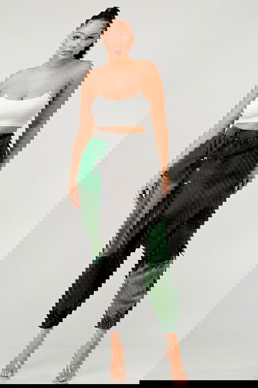 Autumn Punk Style Loose Washed Pants - ShopEbonyMonique