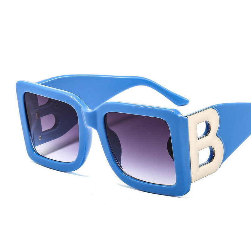 B Girl Retro Frame  Sun Glasses - ShopEbonyMonique