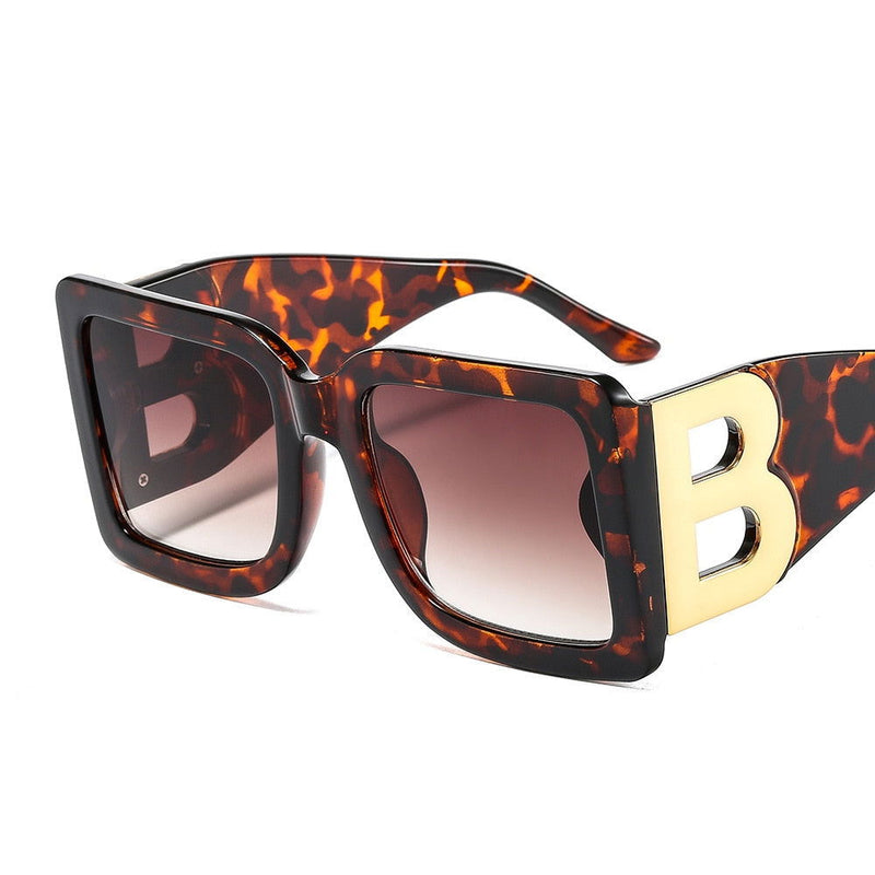 B Girl Retro Frame  Sun Glasses - ShopEbonyMonique