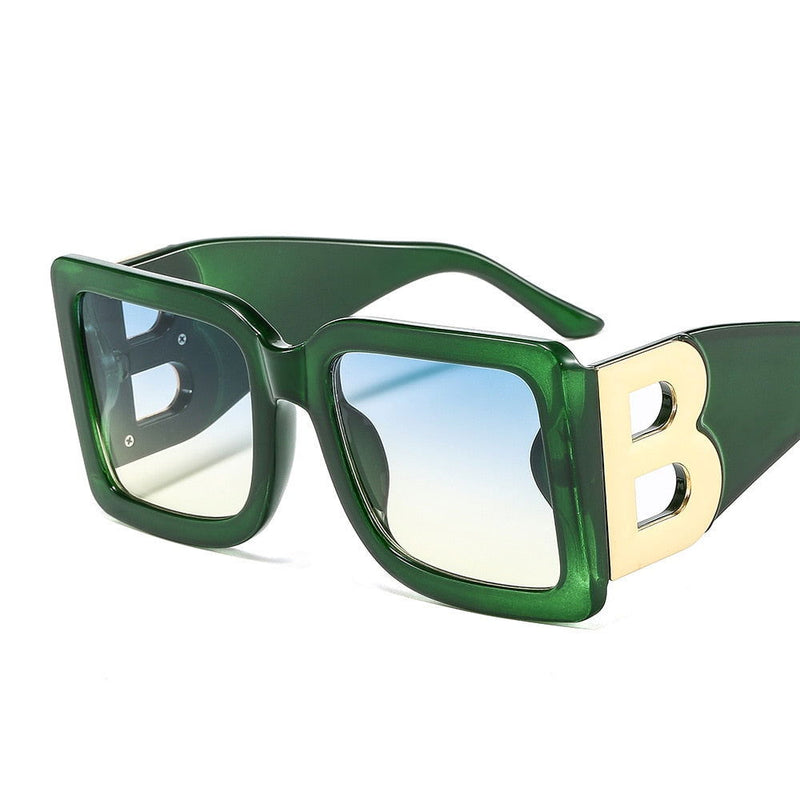 B Girl Retro Frame  Sun Glasses - ShopEbonyMonique