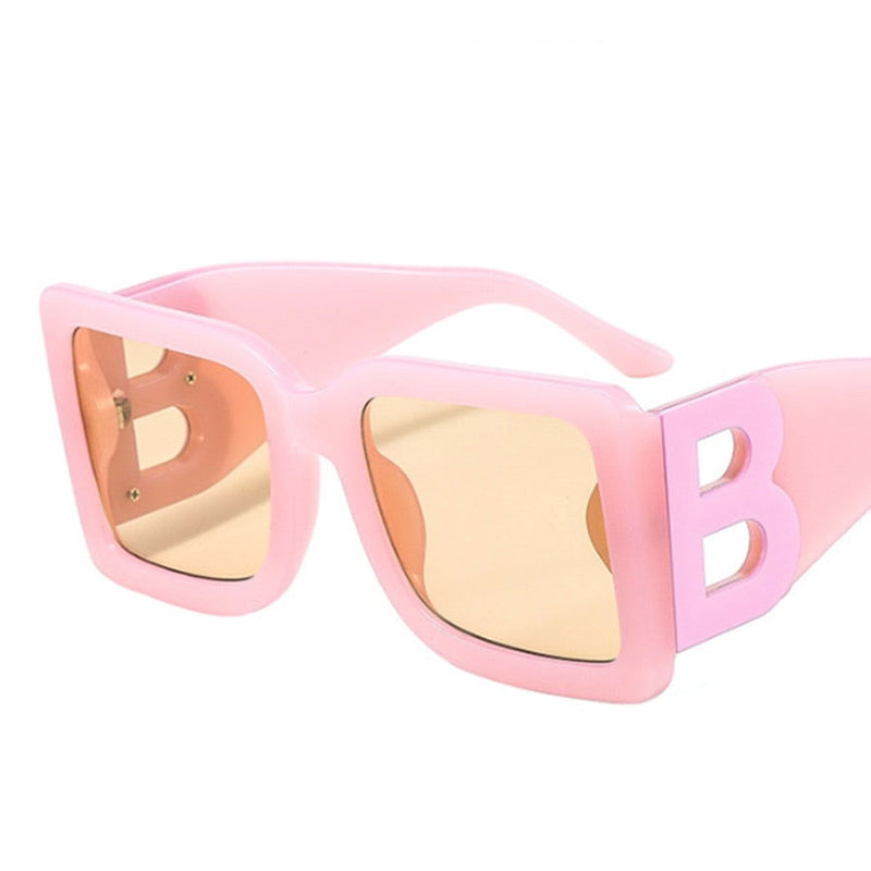 B Girl Retro Frame  Sun Glasses - ShopEbonyMonique