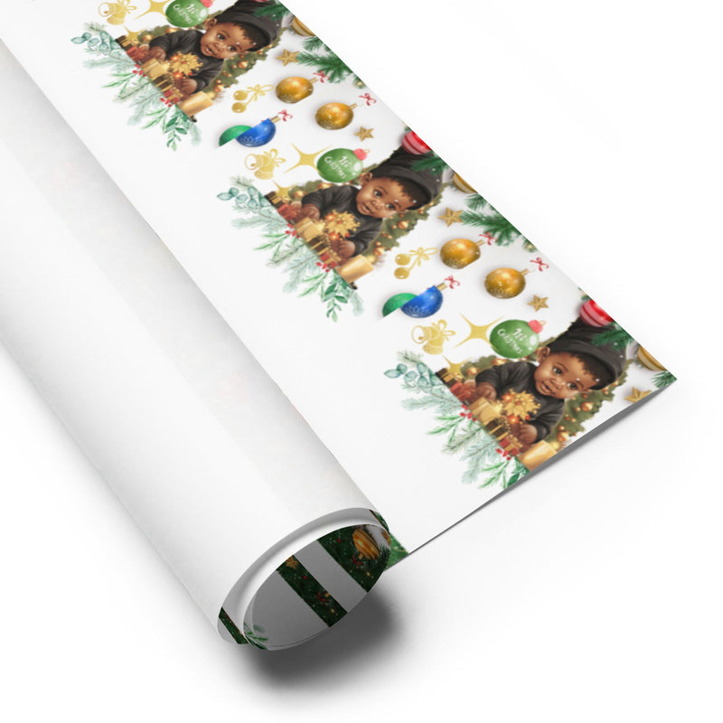 Baby First Christmas Wrapping paper sheets - ShopEbonyMonique