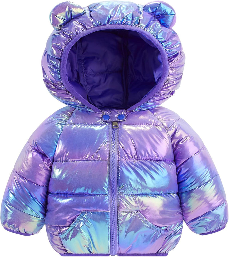 Baby Winter Coat With Hooded Baby Boys Girls Puffer Jackets for 6M-5T - ShopEbonyMonique