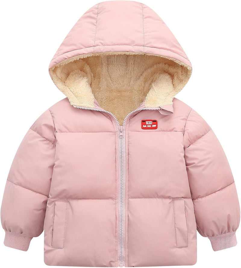 Baby Winter Coat With Hooded Baby Boys Girls Puffer Jackets for 6M-5T - ShopEbonyMonique