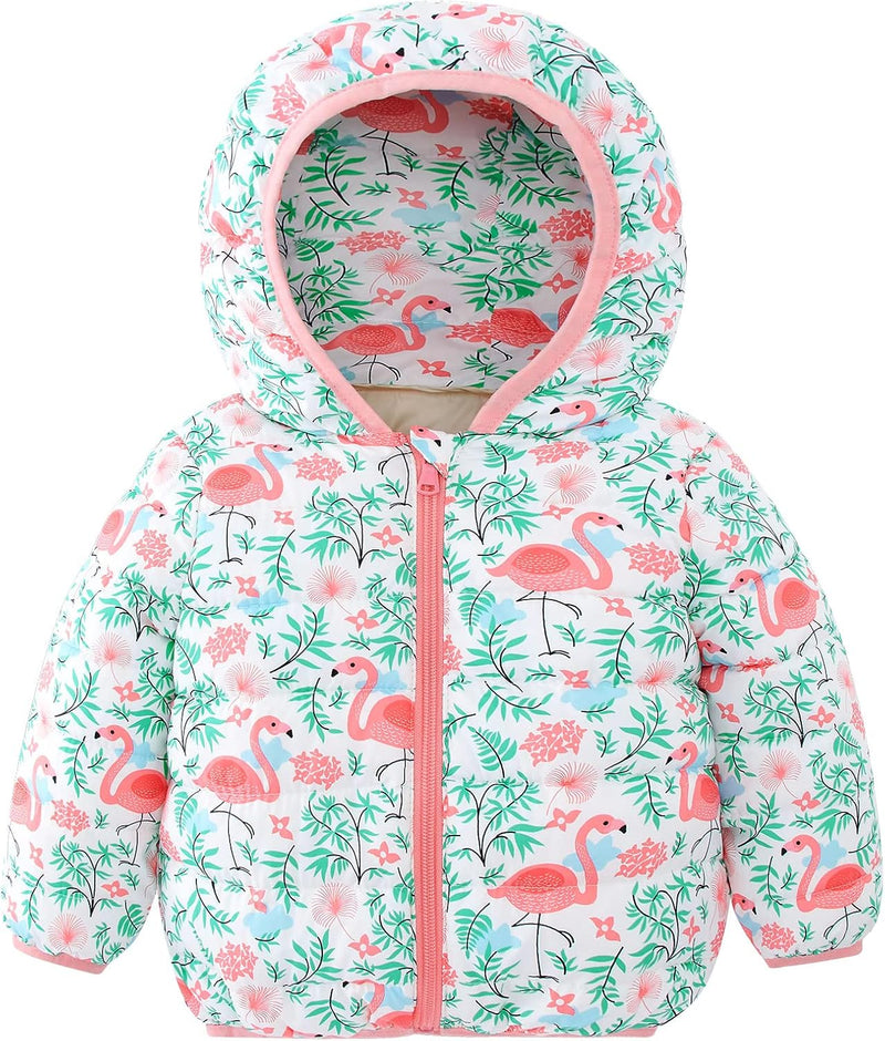Baby Winter Coat With Hooded Baby Boys Girls Puffer Jackets for 6M-5T - ShopEbonyMonique