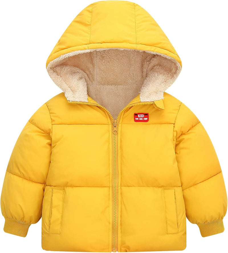 Baby Winter Coat With Hooded Baby Boys Girls Puffer Jackets for 6M-5T - ShopEbonyMonique
