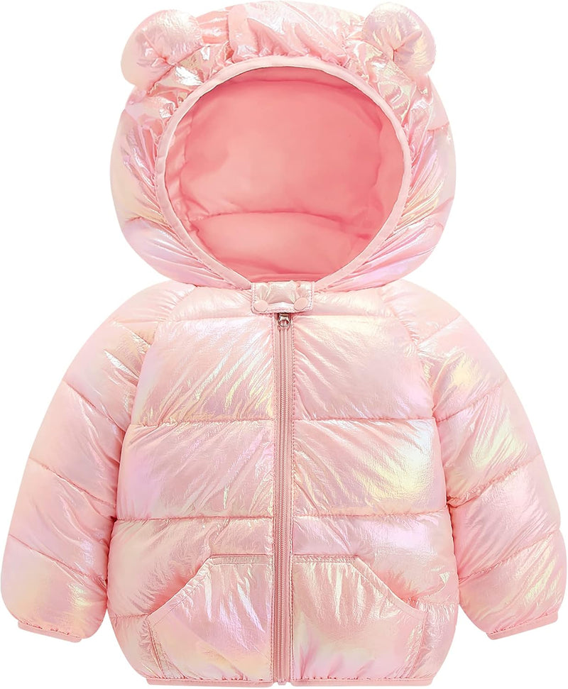 Baby Winter Coat With Hooded Baby Boys Girls Puffer Jackets for 6M-5T - ShopEbonyMonique