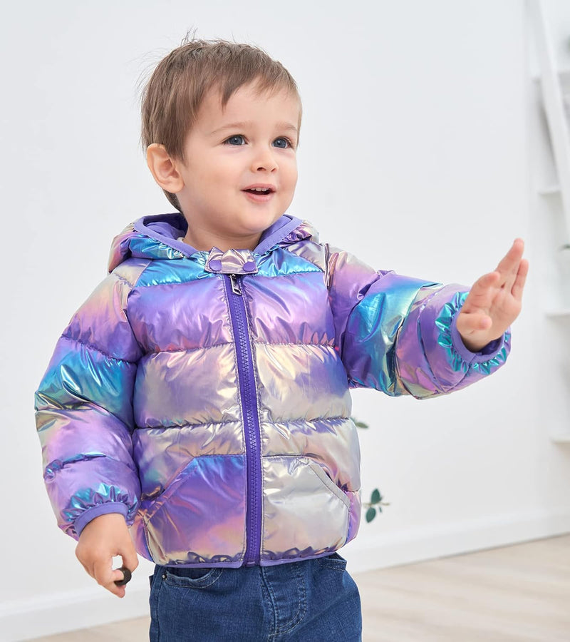 Baby Winter Coat With Hooded Baby Boys Girls Puffer Jackets for 6M-5T - ShopEbonyMonique