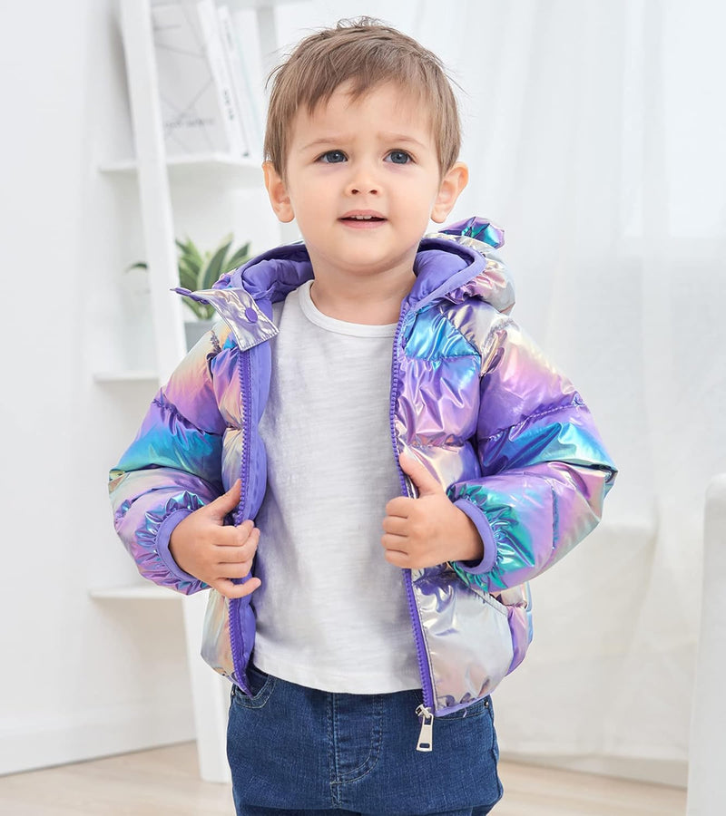 Baby Winter Coat With Hooded Baby Boys Girls Puffer Jackets for 6M-5T - ShopEbonyMonique