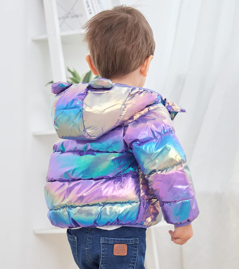 Baby Winter Coat With Hooded Baby Boys Girls Puffer Jackets for 6M-5T - ShopEbonyMonique