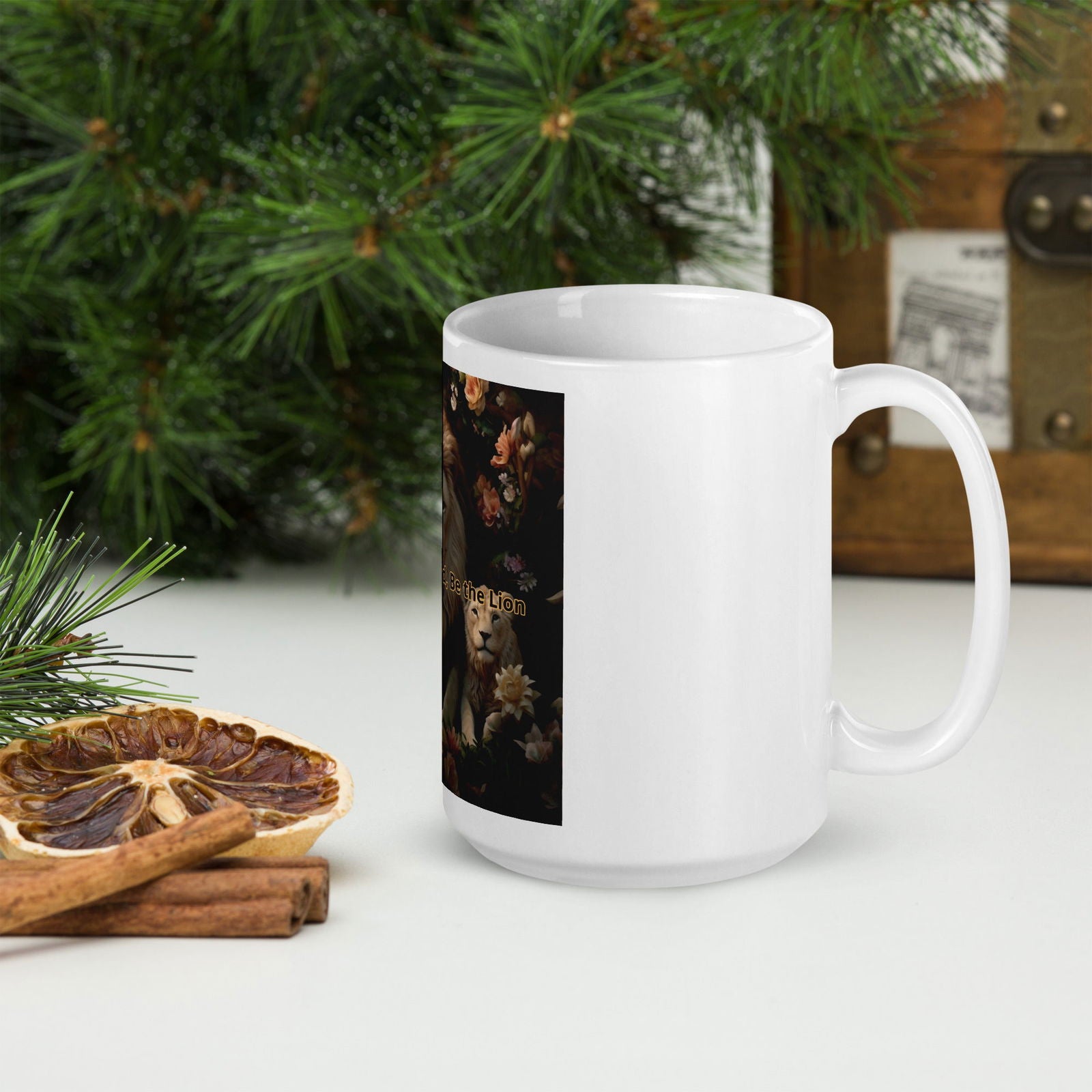 Be Brave, Be Bold, Be the Lion Glossy Mug - ShopEbonyMonique