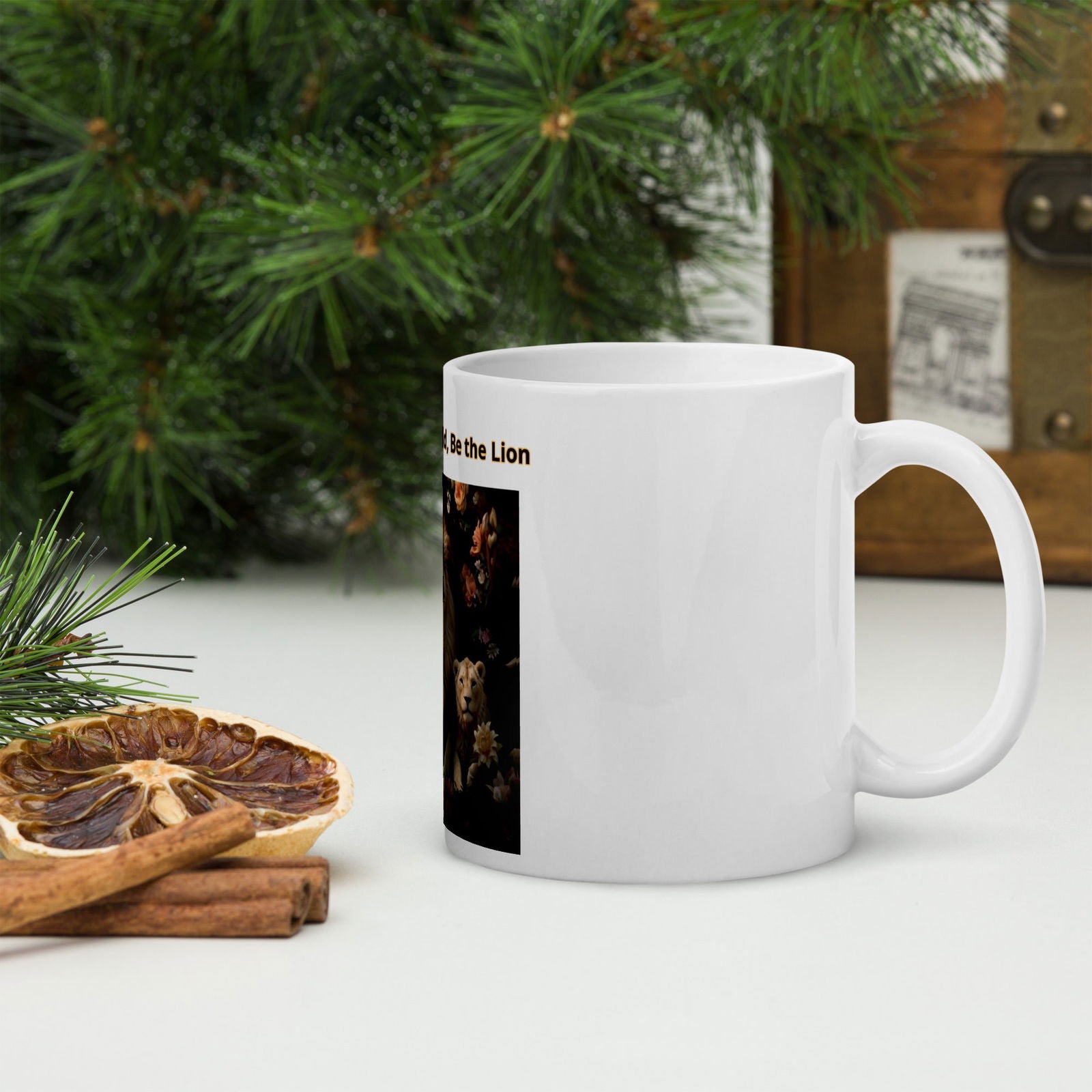 Be Brave, Be Bold, Be the Lion Glossy Mug - ShopEbonyMonique