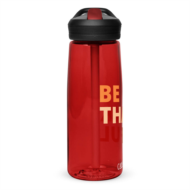 Be Thankful Sports water bottle - ShopEbonyMonique