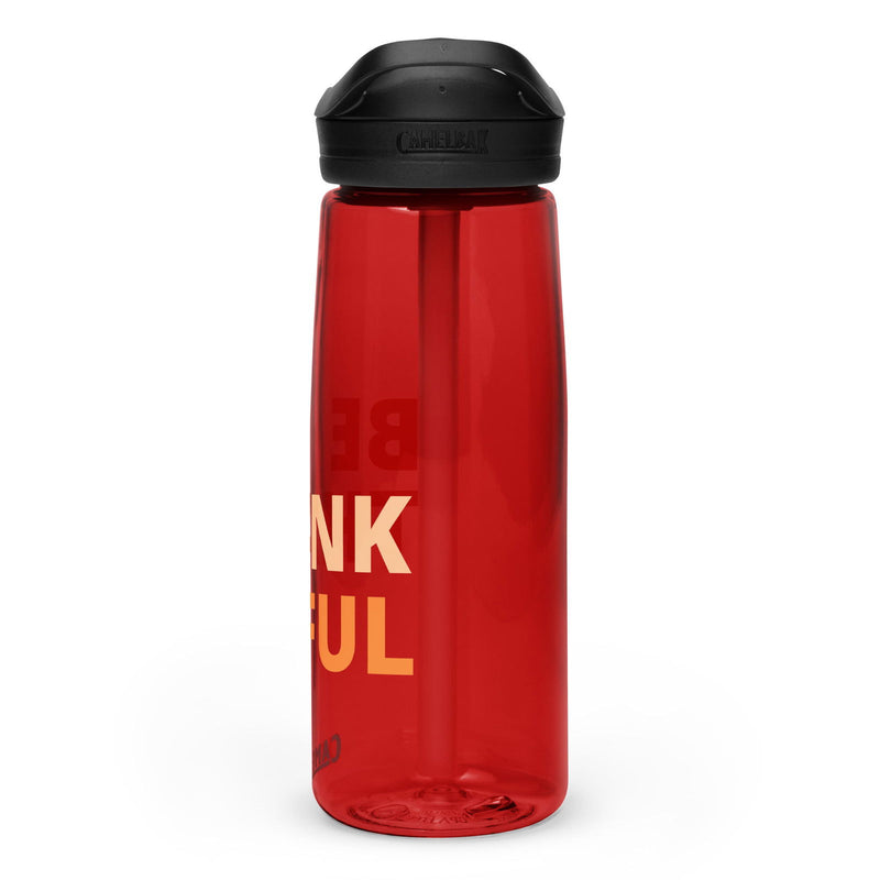 Be Thankful Sports water bottle - ShopEbonyMonique