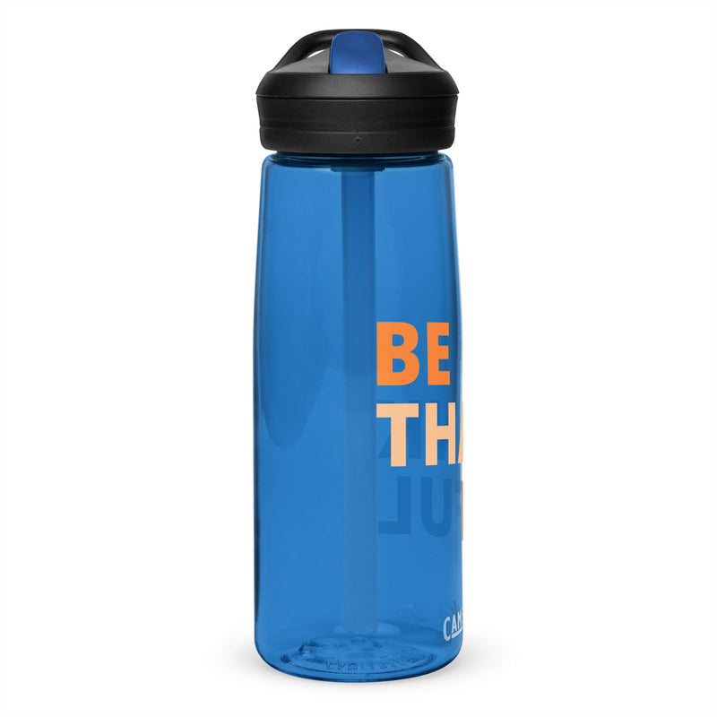 Be Thankful Sports water bottle - ShopEbonyMonique