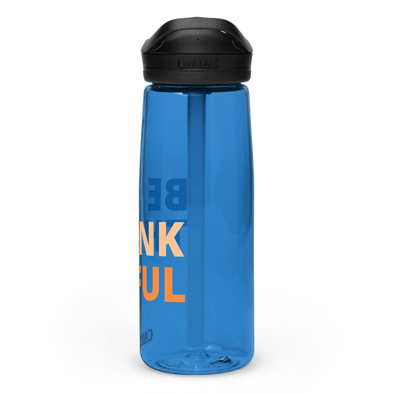 Be Thankful Sports water bottle - ShopEbonyMonique