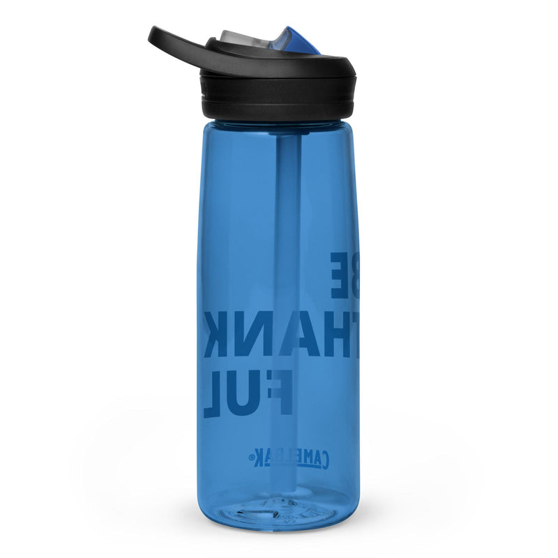 Be Thankful Sports water bottle - ShopEbonyMonique