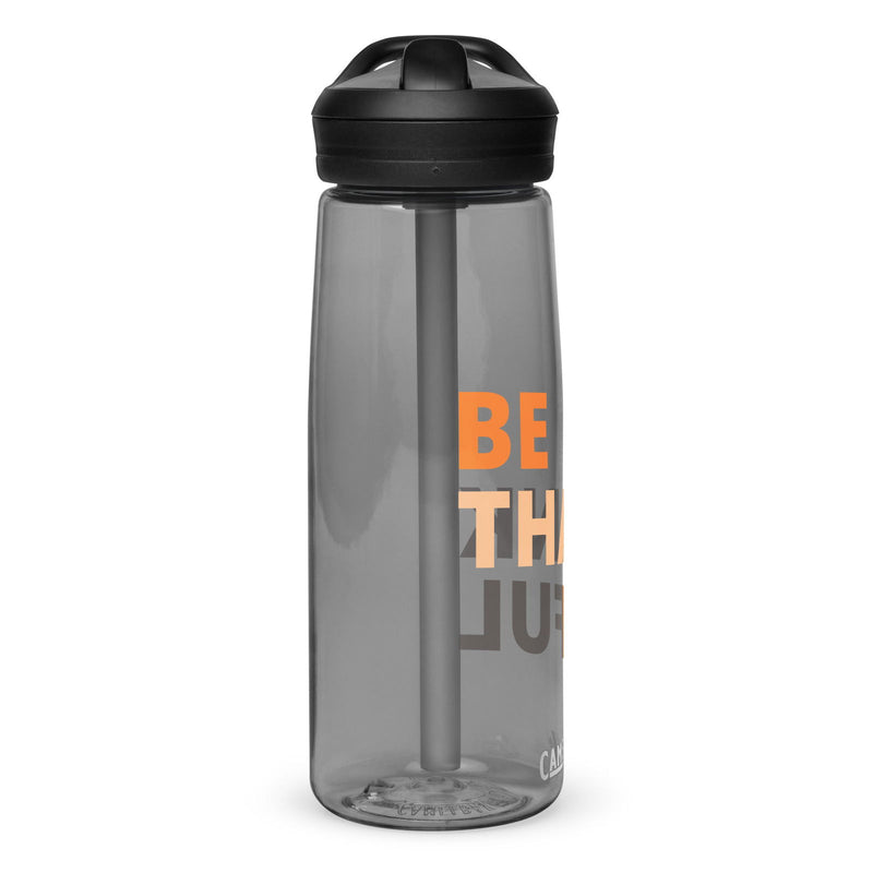 Be Thankful Sports water bottle - ShopEbonyMonique